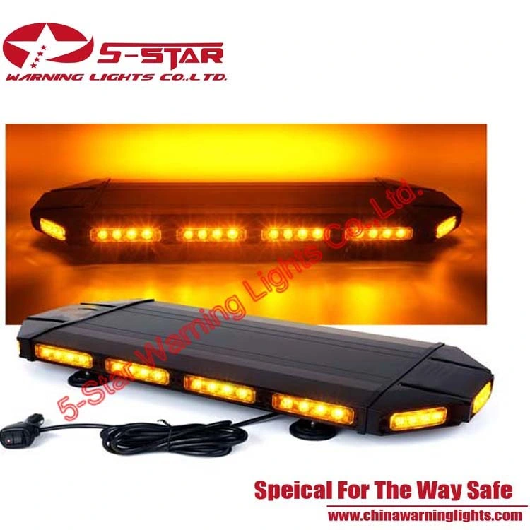 Black Case R65 3W Tubes Police LED Mini Light Bar