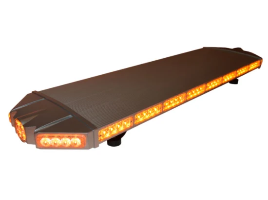 2023 Nueva barra de luces estroboscópica de advertencia LED ámbar súper delgada de tamaño completo óptico de 48 